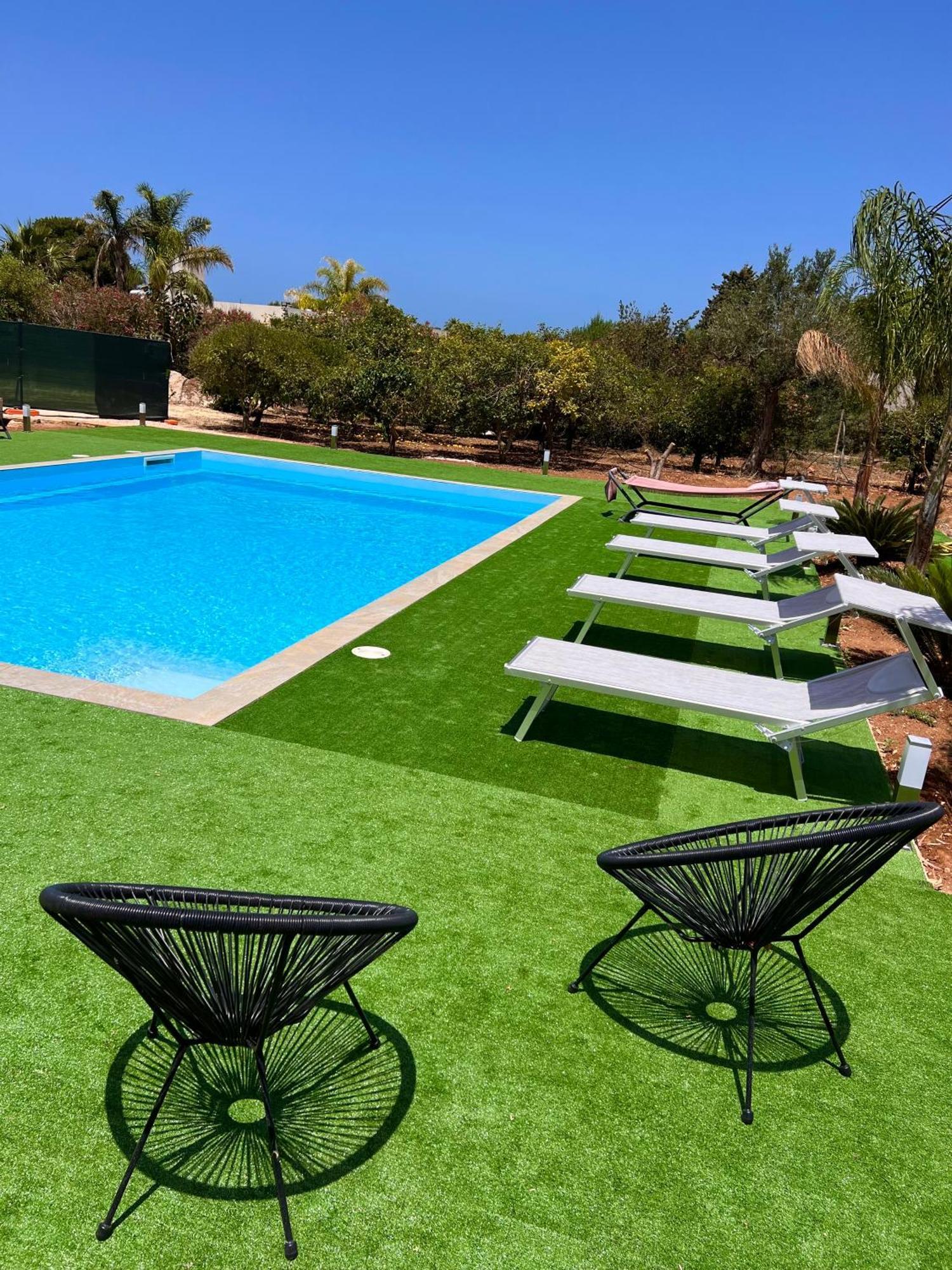Villa Siciliana Con Piscina "Dal Picciotto" 马尔萨拉 外观 照片
